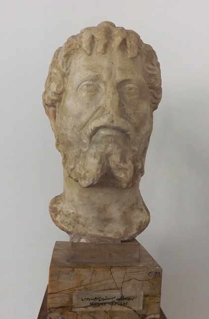 Portrait of Septimius Severus in the Bardo Museum, June 2014