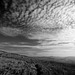 Moorland skyscape B&W