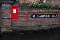 St Margaret's post box
