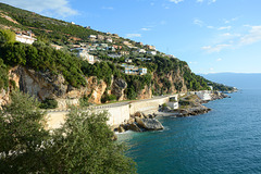 Albania, Vlorë, The Road along the Coast of the Bay