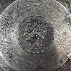 Large Hermes Head medallion die