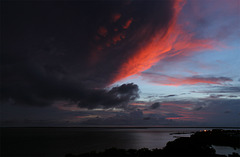 At sunset in Darwin