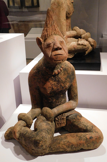 Terracotta Seated Male Figure from Mali in the Metropolitan Museum of Art, February 2020