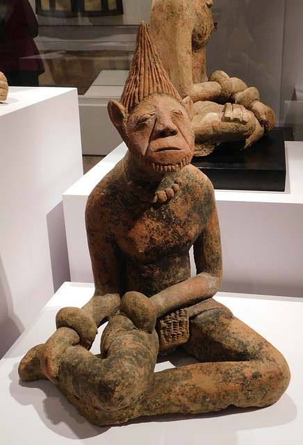 Terracotta Seated Male Figure from Mali in the Metropolitan Museum of Art, February 2020