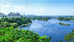 Ottawa, "View on the River"-Pano - 2007