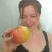 Jo and a Famous Apple