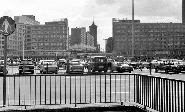 Alexanderplatz East Berlin  Germany 18th August 1972