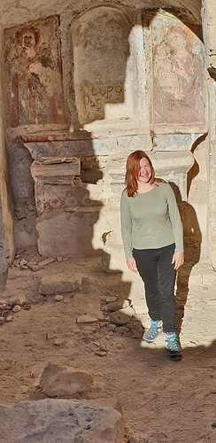 Jo in a Near Forgotten Cave Church