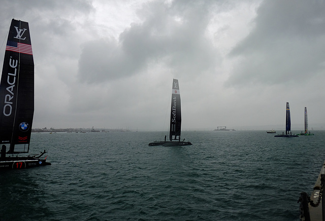 America's Cup Portsmouth 2015 Sunday Line Astern 1