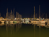 SAINT-RAPHAEL: Le vieux port de nuit.