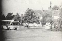 United Counties Alexander T type passing Barton Mills – 22 Jul 1984 (X842)
