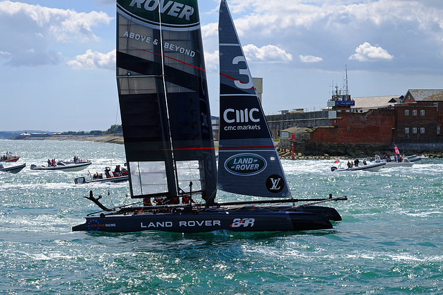 America's Cup Portsmouth 2015 Saturday Land Rover 1
