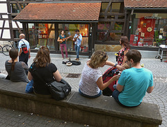 Scenery in Tübingen - City of students
