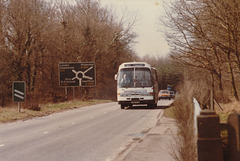 United Counties 167 (VNH 167W) near Barton Mills – 31 Mar 1985 (13-25)