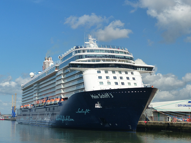 Mein Schiff 3 at Southampton - 3 May 2018