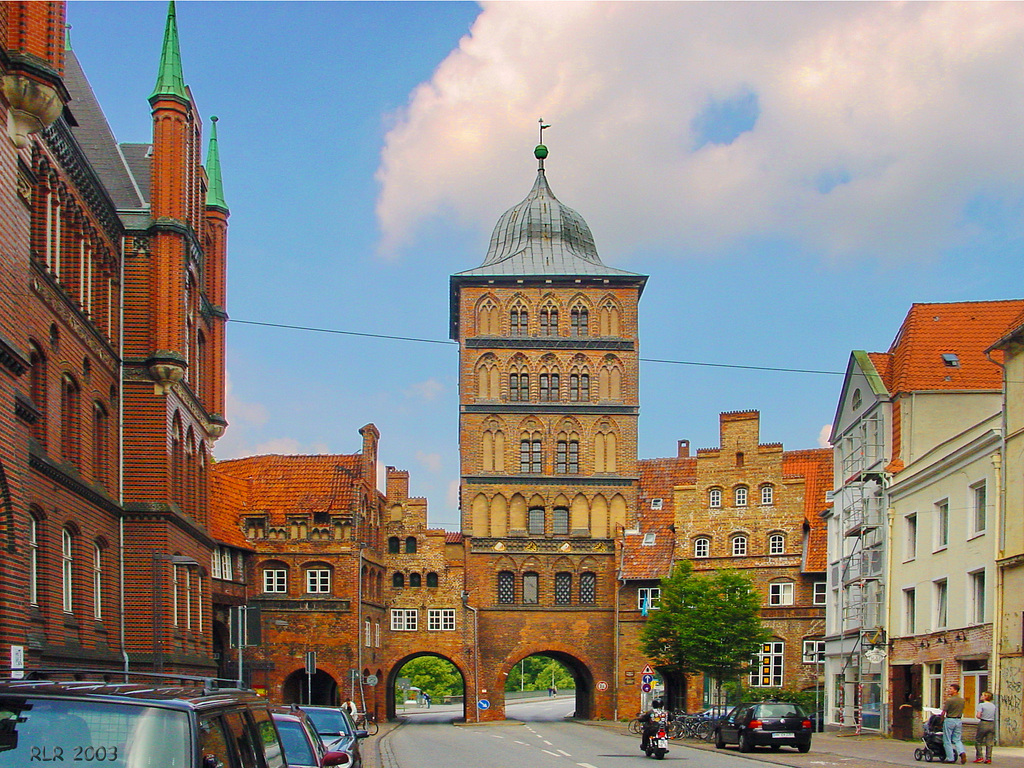 Lübeck, Burgtor (Stadtseite)
