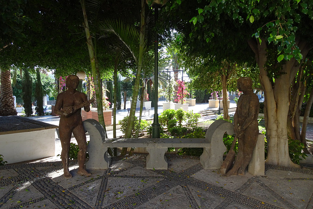 Sculptures In The Town Hall Gardens