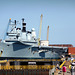 HFF from Portsmouth Harbour & one of the old aircraft carriers