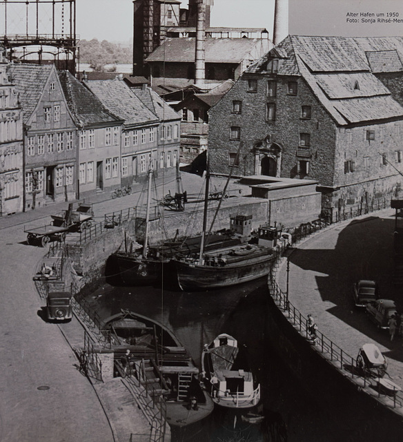 Fotografie von Sonja Rihsé-Menck: 'Alter Hafen um 1950'