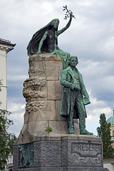 Statue of Poet France Prešeren !