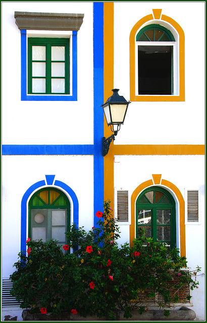 Fenster in Puerto de Mogán