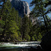 Yosemite Nat Park, Merced river, El Capitán