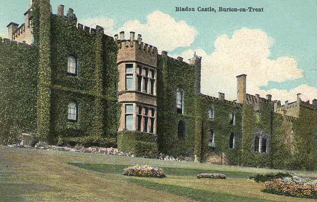 Bladon Castle, Derbyshire (now a ruin)