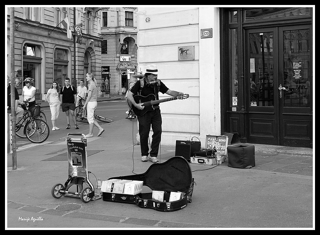 Música en las calles de Zagrev