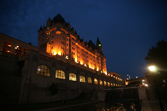 Chateau Laurier At Night