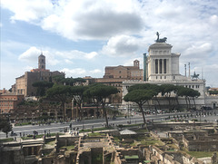 Vittoriano (side view) & Foro romano.