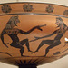 Detail of a Terracotta Kylix: Komast Cup in the Metropolitan Museum of Art, April 2011
