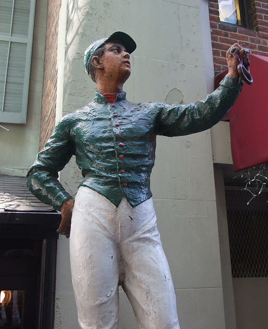 Jockey Statue Outside of Bill's Gay 90s on 54th Street, May 2011