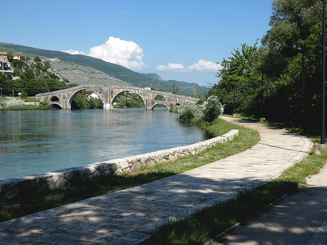 Trebinje- Riverside Walk to the Arslanagic Bridge