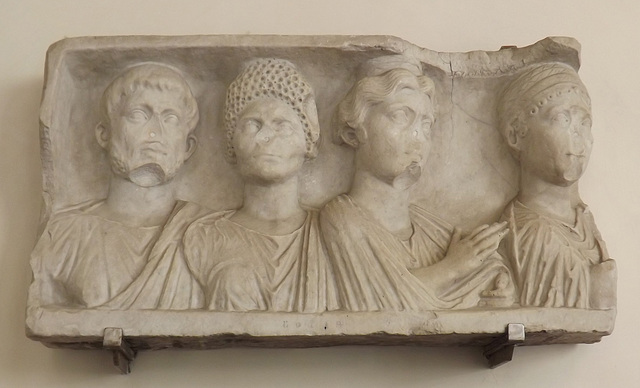 Funerary Relief in the Palazzo Altemps, June 2012