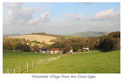 Telscombe Village from the Cross Dyke - 20.10.2015
