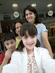 Minha neta Ana Luisa, meu neto João Vitor, minha filha Daniela e Minha mulher Silvia