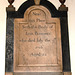 Memorial to John Burrowes, Saint Matthew's Church, Walsall, West Midlands