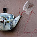 The 50 Images Project - tea bag - 39/50 -tea on the wall