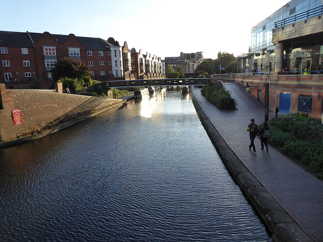 The Birmingham Canals area at Brindley Place