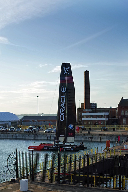 America's Cup Portsmouth 2015 Saturday GR At Anchor 3
