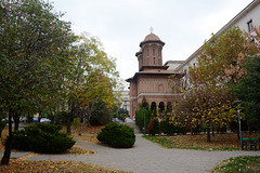 Romania, București, Kretzulescu Church from the Park