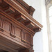 Detail of west gallery, St John the Baptist's Church, Kings Norton, Leicestershire
