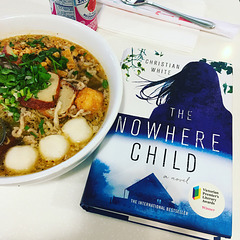 Reading with soup