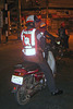 Phitsanulok- Police Escort for Our Rickshaw Cavalcade