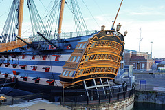 America's Cup Portsmouth 2015 Saturday GR HMS Victory Stern