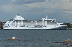 Seven Seas Voyager at Helsinki (2) - 3 August 2016