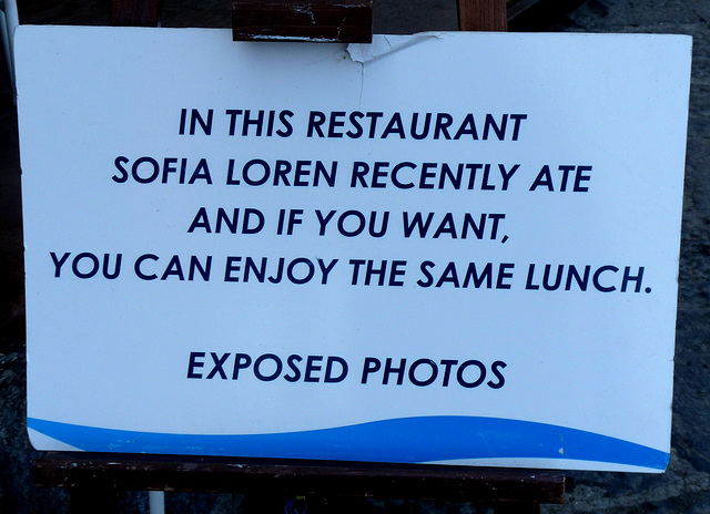 Sorrento- Sofia Loren Was Here!