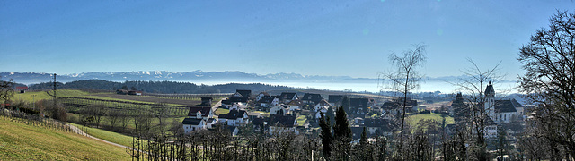 Panoramablick bei Gattnau/Kreßbronn