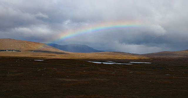 Rainbow over Rannoch Moor