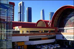 Chamartin Station and the Four Towers, Madrid
